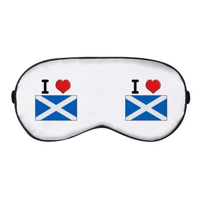 Azeeda 'I Love Scotland' Sleep/Travel Eye Mask (EY00012585)