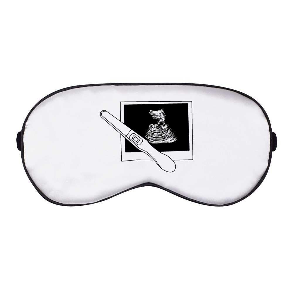 Azeeda 'Pregnancy Test & Photo' Sleep/Travel Eye Mask (EY00011297)