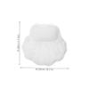 NOLITOY Tub Neck Pillow Cups Water-Resistant Bath Pillow for Neck Back Support Lightweight Spa Accessory for Relaxing Bathtub Massage Tub view 2