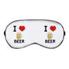 Azeeda 'I Love Beer' Sleep/Travel Eye Mask (EY00012626) view 1
