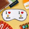 Azeeda 'I Love Beer' Sleep/Travel Eye Mask (EY00012626) view 2