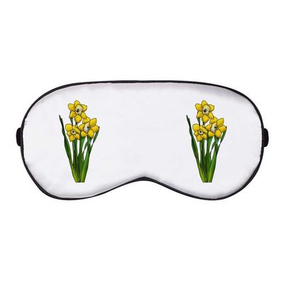 Azeeda 'Daffodils' Sleep/Travel Eye Mask (EY00013680)