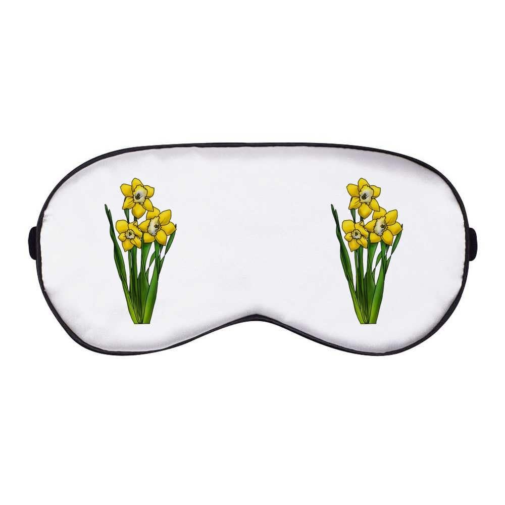 Azeeda 'Daffodils' Sleep/Travel Eye Mask (EY00013680)