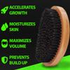 Beard Growth Kit w/GROW XXL Beard Oil/Serum for Facial Hair Growth for Men + 100% Lifetime Replacement Boar Bristle Brush + 2X Thickening Biotin Mustache Wax & Balm for Men - Formulated in America view 4