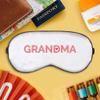 Azeeda 'Grandma Text' Sleep/Travel Eye Mask (EY00016944) view 2