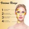 BTONE 10 Gold Under Eye Patches - 24k Collagen Powder Gold Eye Mask, Under Eye Patches for Dark Circles & Puffy Eyes Treatment Eye Gel Pads to Reduce Eyebags & Lifts Your Skin Anti Aging Gel Eye Mask view 3