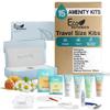 Eco Botanics Amenity & Accessory Kit | 0.85 oz Travel Size Shampoo, Conditioner, Lotion, Body Wash, Body Bar, Cleansing Bar, Shave & Dental Sets, Make-Up Remover Wipes, & Vanity Kit | 15 sets per case view 1