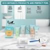 Eco Botanics Amenity & Accessory Kit | 0.85 oz Travel Size Shampoo, Conditioner, Lotion, Body Wash, Body Bar, Cleansing Bar, Shave & Dental Sets, Make-Up Remover Wipes, & Vanity Kit | 15 sets per case view 2