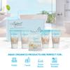 Aqua Organics Amenity Kit | Boxed Hotel Toiletries Bulk Set | 1 oz Shampoo, Conditioner, Lotion, Body Wash & Bar Soap | 300 Sets per Case view 2