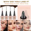 2 Pcs Magic Eyebrow Pencil, 2025 New Upgraded 3D Waterproof Microblading Eyebrow Pencil Contouring Pen,4 Tipped Precise Brow Pen (Color : A-Dark Coffee) view 4