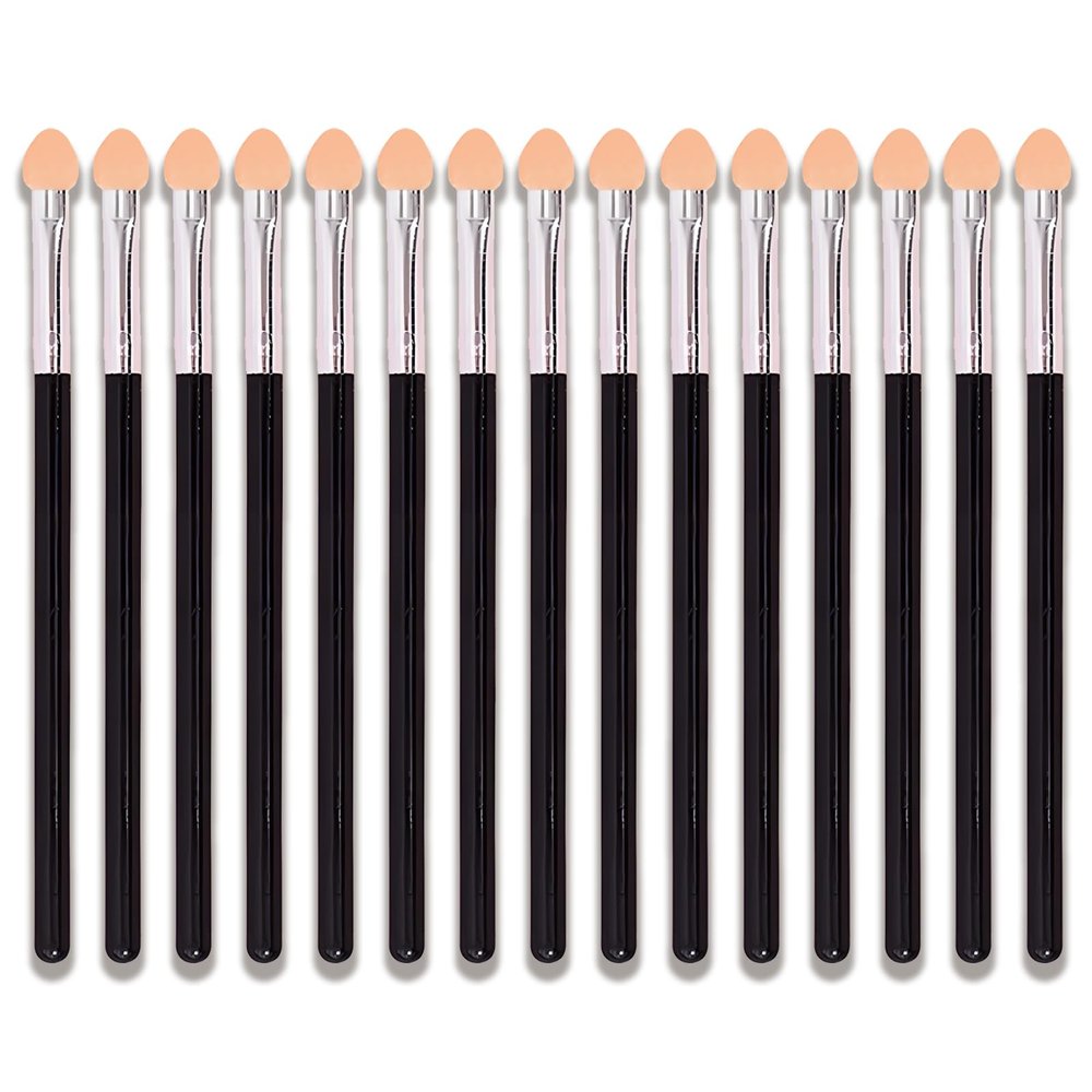 15 Pcs Makeup Brushes Set for Women Professional, Sponge Eyeshadow Brush Sets Applicator Double Sided Reusable