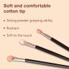 15 Pcs Makeup Brushes Set for Women Professional, Sponge Eyeshadow Brush Sets Applicator Double Sided Reusable view 4