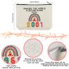 24th Birthday Gifts for Girls Makeup Bags, 2001 Happy 24th Birthday Decorations for Teen Girls, 24 Year Old Girl Birthday Gifts for Daughter, Sister, Granddaughter, Cosmetic Travel Pouch, Christmas view 2
