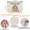 20th Birthday Gifts for Girls Makeup Bags, 2006 Happy 20th Birthday Decorations for Teen Girls, 20 Year Old Girl Birthday Gifts for Daughter, Sister, Granddaughter, Small Cosmetic Travel Pouch view 2