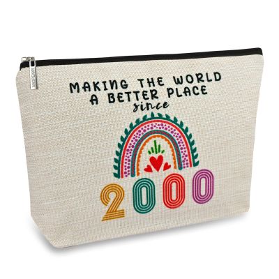 26th Birthday Gifts for Girls Makeup Bags, 2000 Happy 26th Birthday Decorations for Teen Girls, 26 Year Old Girl Birthday Gifts for Daughter, Sister, Granddaughter, Cosmetic Travel Pouch, Christmas