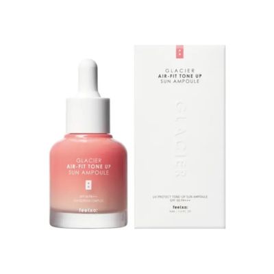 123 UBuy Shop_Korea Glacier Air-Fit UV Protect Tone-Up Sun Ampoule 30ml SPF50+/PA+++ Daily Tone-up Sun Care and Foundation free for Make-up.