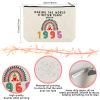 31st Birthday Gifts for Her Makeup Bags, 31st Birthday Decorations for Women, 1995 Anniversary 31 Year Old Gift Ideas for Wife, Sister, Best Friend Female, Mothers Day, Christmas Cosmetic Travel Bag view 2