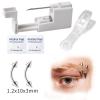 AM RONG MAGIC Professional Body Piercing Kit - Self Piercing Gun Kits, Body Piercing Needle Tool Kits for Eyebrow, Belly Button, Lip, Tongue, Nose (White) view 2