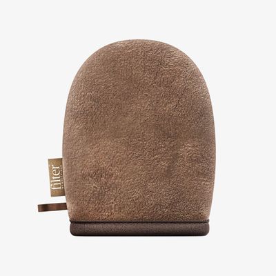 Filter by Molly-Mae Mini Velvet Self Tanning Mitt for Face, Hands, and Feet | Soft Double-Sided Self Tan Applicator | Smooth, Streak-Free Sunless Tan Finish | Reusable and Washable