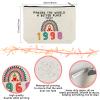 28th Birthday Gifts for Her Makeup Bags, 28th Birthday Decorations for Women, 1998 Anniversary 28 Year Old Gift Ideas for Wife, Sister, Best Friend Female, Mothers Day, Christmas Cosmetic Travel Bag view 2