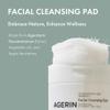 AGERIN Facial Cleansing Pads - Daily Oil & Makeup Remover Cotton Pads, Gentle Cleansing, Hydrating, Dirt & Impurities Removal Without Tugging - Vegan, Non-Irritating, 50pads view 2