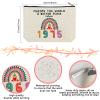 50th Birthday Gifts for Her Women, Happy 1975 50th Birthday Decorations Makeup Bag, Anniversary 50 Year Old Gift Ideas for Wife, Sister, Mom, Aunt, Cosmetic Travel Pouch for Mothers Day, Christmas view 2