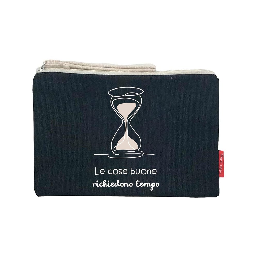 hello-bags Ladies N-002-lecosebuone Black Wash Bag, black, Mediano