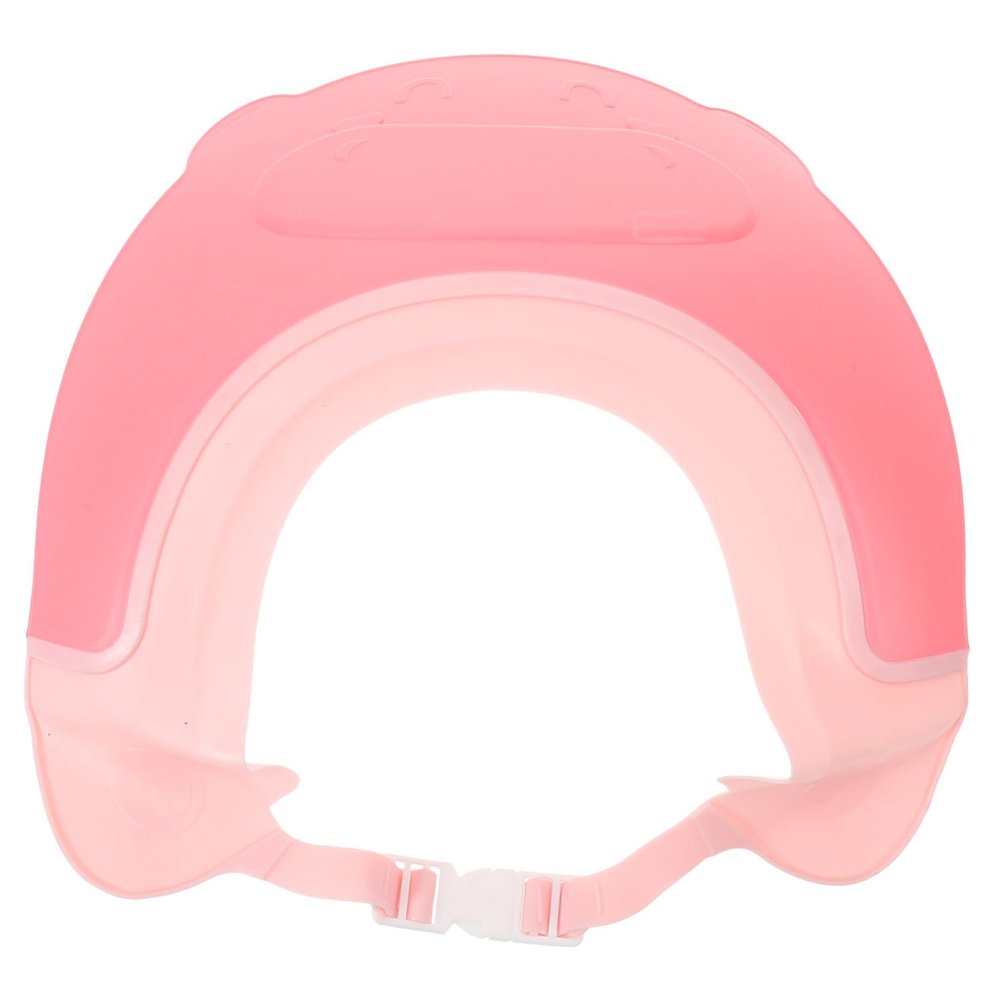 IWOWHERO Boy Girl Hair Washing Cap Adjustable Visor Shower Shield for Boy Girl Cute Design Prevents Water Ears Bathing and Shampooing