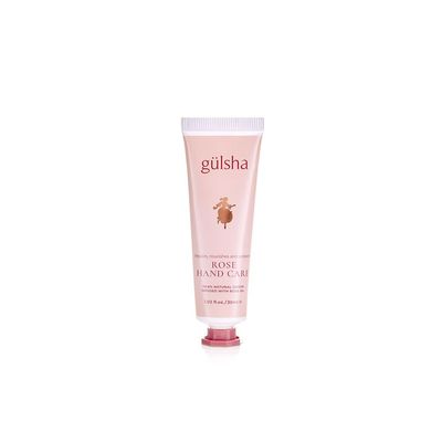glsha Rose Hand Cream Nourishes, Moisturizes & Repairs Dry Hands, Light & Fast-Absorbing Hand Cream for Dry Cracked Hands, For All Skin Types,Free from Chemicals, 99.8% Natural Origin, 30ml/1.02fl oz