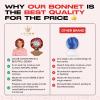 Anime Bonnet with Elastic Soft Band Adjustable Women and Men Silky Bonnets for Sleeping Comfortable Satin Fabric, Red Skna view 2