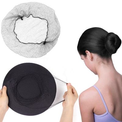 144pcs Hair Nets for Food Service Workers - 20 Inch Black Hair Nets for Buns & Sleeping Hair Nets, Breathable Snood Caps for Kitchen, Restaurant, and Salon