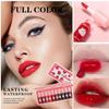 MYUANGO 10 Colors Lip Tint, Color Tinted Lip Stain, Moisturizing Lip Balm Liquid Lipstick Makeup Hydrating Long Lasting Lip Gloss (Strawberry) view 2