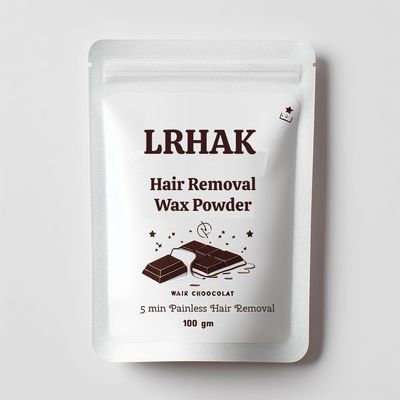 NinthAvenue Basics Wax Powder Hair Removal for Women, Wax for Women,Chocolate Wax Powder, Bikini, and Underarm Waxing, Instant Hair Remover Painless 10Minute Ayurvedic Hair Remover Powder 100g