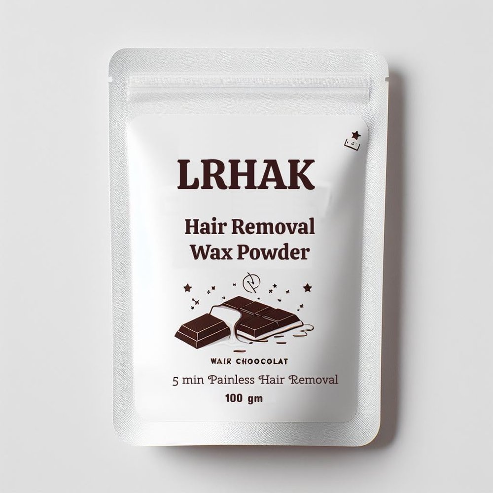 NinthAvenue Basics Wax Powder Hair Removal for Women, Wax for Women,Chocolate Wax Powder, Bikini, and Underarm Waxing, Instant Hair Remover Painless 10Minute Ayurvedic Hair Remover Powder 100g