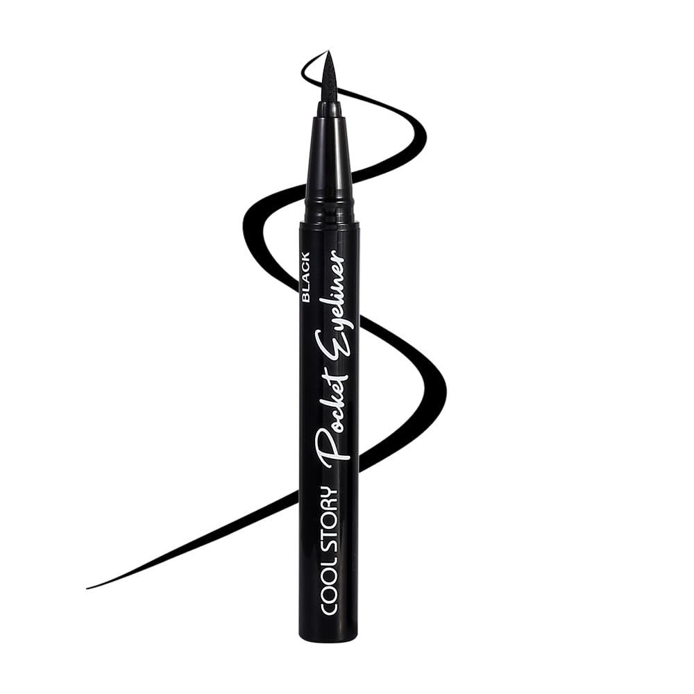3 colors Eyeliner Pencil, Liquid Formula, Quick Dry, Long Lasting, Easy Glide Application (CL2402-1#BLACK)