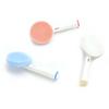 QICAITU 3 Pcs Facial Cleansing Brush Replacement Head Compatible with Oral B Bruan Electric Toothbrush Bases Waterproof Silicone Face Spin Brushes for Cleansing (Pink+Blue+White) view 3