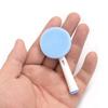 QICAITU 3 Pcs Facial Cleansing Brush Replacement Head Compatible with Oral B Bruan Electric Toothbrush Bases Waterproof Silicone Face Spin Brushes for Cleansing (Pink+Blue+White) view 4