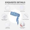 Trukd Greek Flag Headbands,Sports Head Tie,Headband for Men and Women,Hair Band for Running, Workout, Football, TD-TD12158 view 4