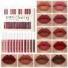 12Pcs Makeup Matte Lipstick Lip Kit, Warm Neutrals & Vintage Reds Non-Stick Cup Not Fade Liquid Lipstick Waterproof Long Lasting Durable Nude Lip Gloss Beauty Cosmetics Gift Box Makeup Set Kit view 4