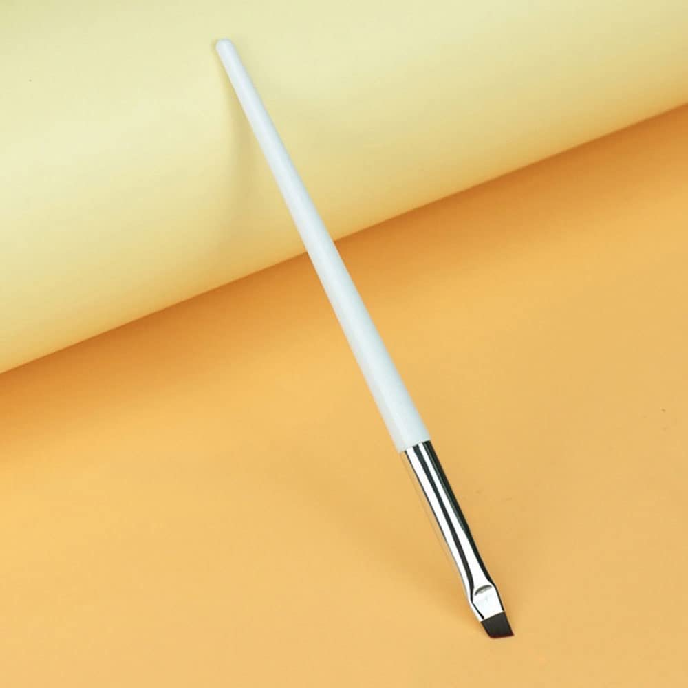 Fine Angled Brow Contour Brush Thin Eyebrow Brush Portable Women Eyebrow Liner Cream Cosmetic Makeup Tools