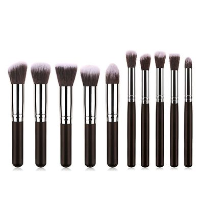 10PCS Full Set of Portable Makeup Brush Foundation Eyeshadow Make Up Brush Set Blush Professional Beauty Tools