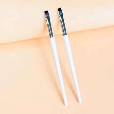 Fine Angled Brow Contour Brush Thin Eyebrow Brush Portable Women Eyebrow Liner Cream Cosmetic Makeup Tools