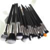 16 pieces of makeup brush set foundation make-up eye brush black full set of makeup brush beauty tools view 2