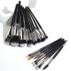 16 pieces of makeup brush set foundation make-up eye brush black full set of makeup brush beauty tools view 4