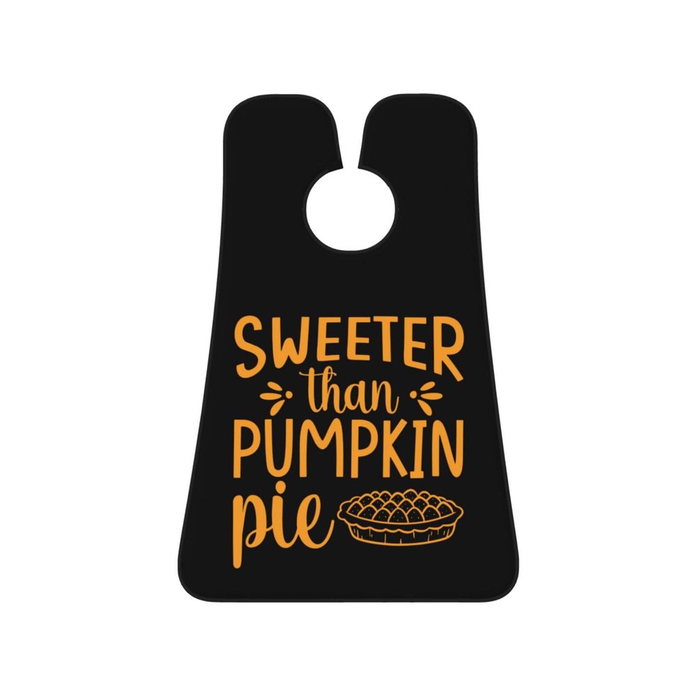 ZKLCRYTR Sweeter Than Pumpkin Pie Men's Beard Bib Apron Waterproof Smooth Surface Beard Apron Durable Foldable Beard Hair Men's Gift