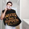 ZKLCRYTR Sweeter Than Pumpkin Pie Men's Beard Bib Apron Waterproof Smooth Surface Beard Apron Durable Foldable Beard Hair Men's Gift view 2