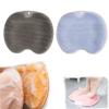 Shower Back Scrubber Wall Mounted, Shower Wall Back Scrubber Suction Cup,Foot Scrubber for Shower Floor (Blue+Gray) view 1