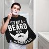 ZKLCRYTR It's Not A Beard It's A Saddle Men's Beard Bib Apron Waterproof Smooth Surface Beard Apron Durable Foldable Beard Hair Men's Gift view 2