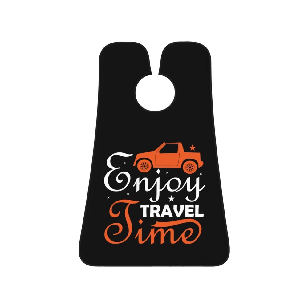 ZKLCRYTR Enjoy Travel Time Men's Beard Bib Apron Waterproof Smooth Surface Beard Apron Durable Foldable Beard Hair Men's Gift