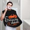 ZKLCRYTR Enjoy Travel Time Men's Beard Bib Apron Waterproof Smooth Surface Beard Apron Durable Foldable Beard Hair Men's Gift view 2